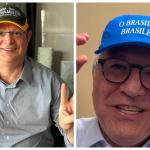 Guerra dos bonés: Oposição cria modelo verde e amarelo, após Padilha usar azul estilo Trump