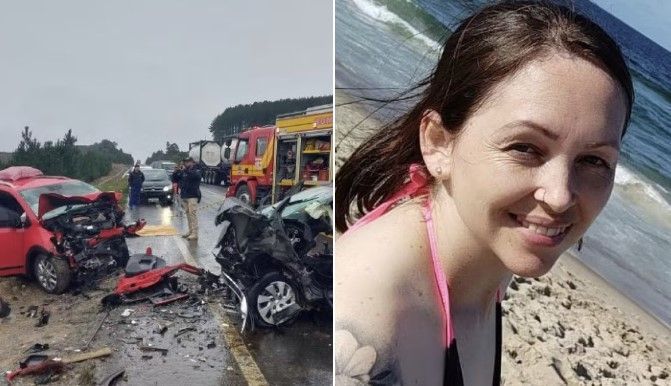 Batida de frente mata filho e mãe que se curou de câncer há um mês