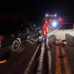 Motorista morre em acidente com Santana e Saveiro no interior de Minas