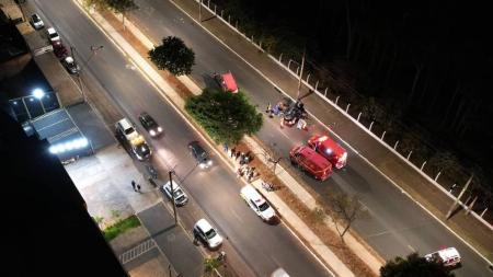 Batida ocorreu na madrugada deste domingo (13)