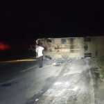 Acidente com ônibus de viagem deixa mulher morta e cinco feridos em rodovia do Sul de Minas