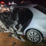 Batida de frente entre Corsa e Voyage mata um e fere cinco em MG