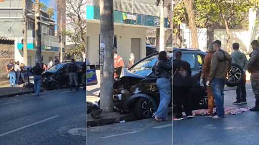 Um acidente envolvendo duas carretas e um caminhão, na Região de Venda Nova, provoca congestionamento de 4 km no sentido Confins da Cristiano Machado.