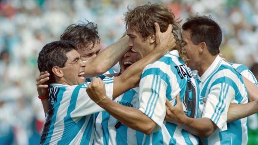 Batistuta foi o argentino que mais vezes balançou as redes em Mundiais até hoje • Tim Clary/AFP