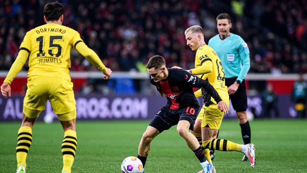 Líder da Bundesliga, Bayer Leverkusen empata com Dortmund em casa