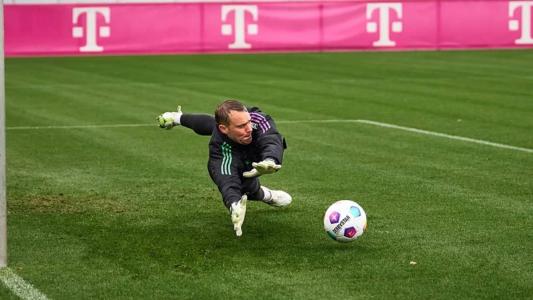 Bayern divulgou informações do primeiro treino de Neuer