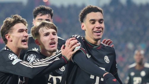 Musiala celebra primeiro gol após seis meses