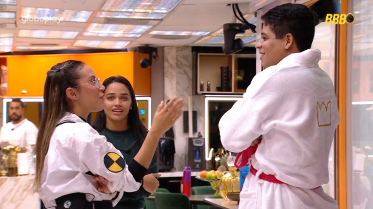 BBB 25: Guilherme e Renata tem momento após volta da sister