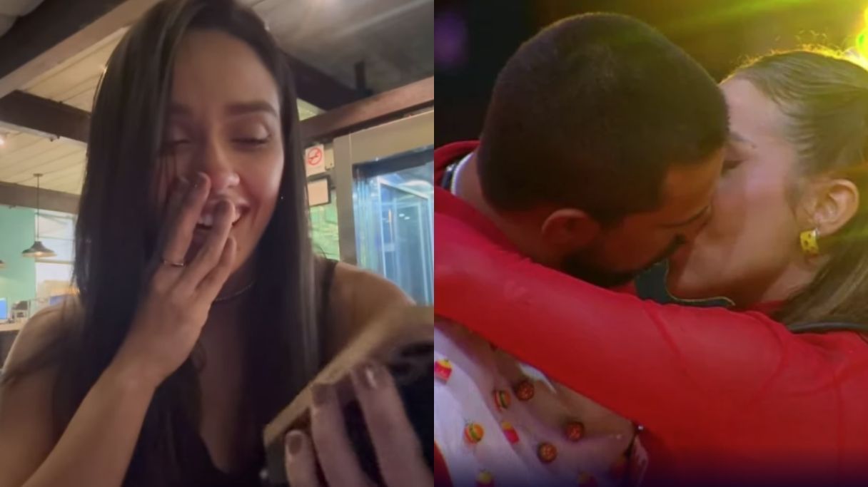 BBB 25: Eva tem reação inusitada a beijo de Renata e Maike
