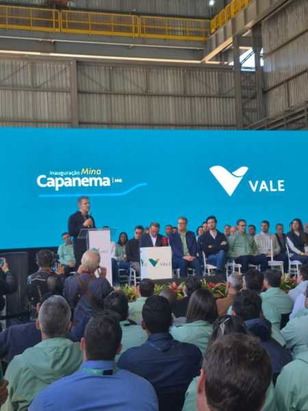 Vale reativa mina Capanema em Ouro Preto após 22 anos parada