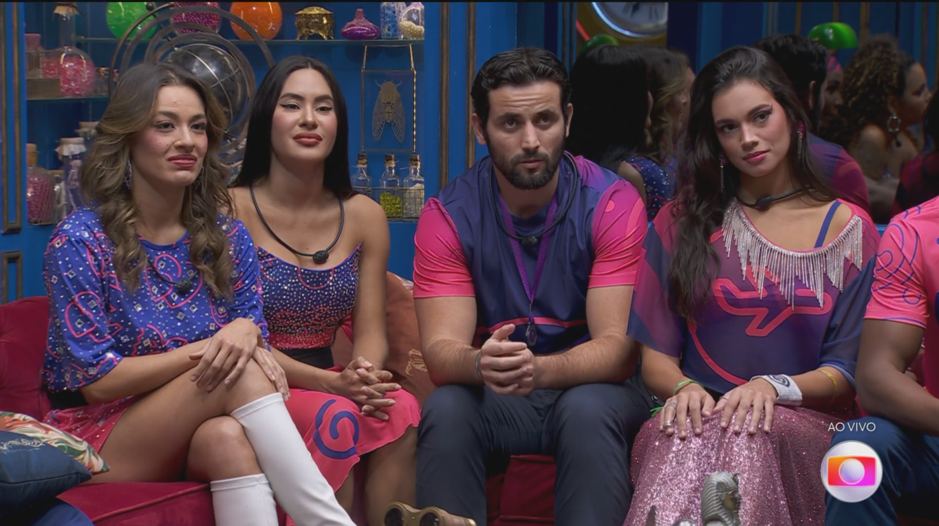 Tadeu Schmidt alerta Alane e Beatriz sobre descumprimento de regras no BBB 24; vídeo