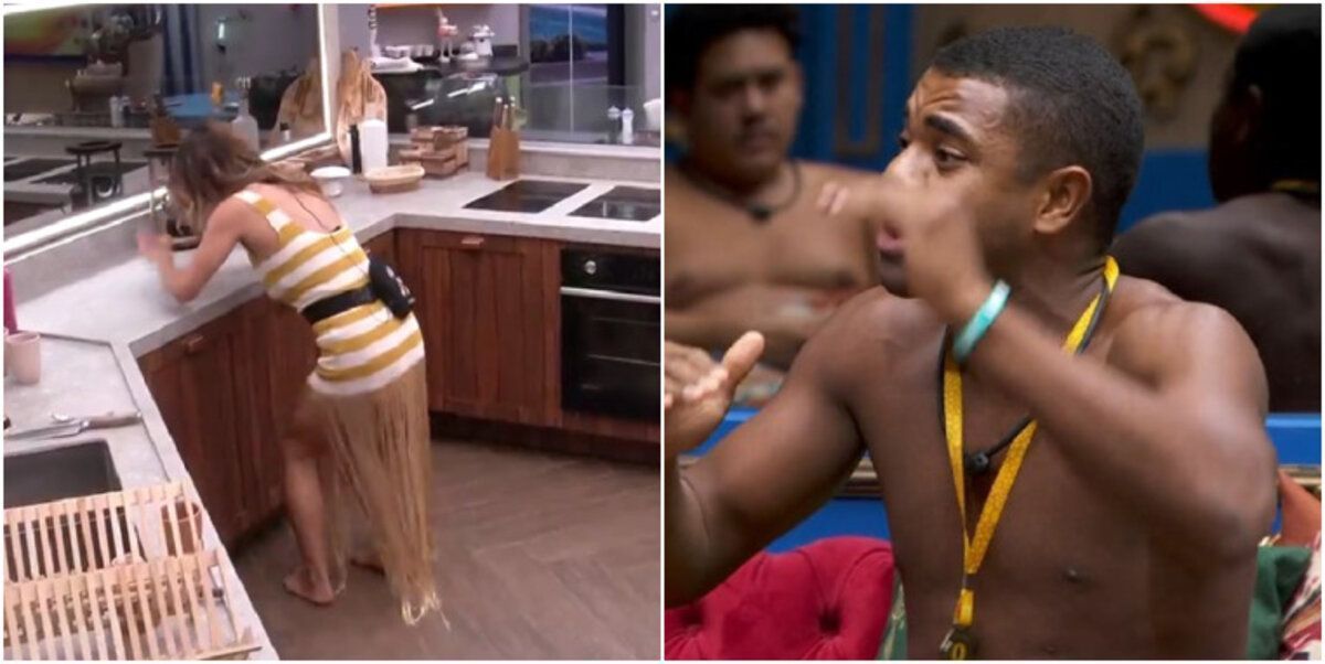 Beatriz esmurra pia e provoca Davi em briga no BBB 24: 'não quero sua amizade'