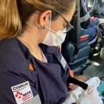 Bebê engasga com próprio vômito, fica sem respirar e é salvo por equipe do Samu  