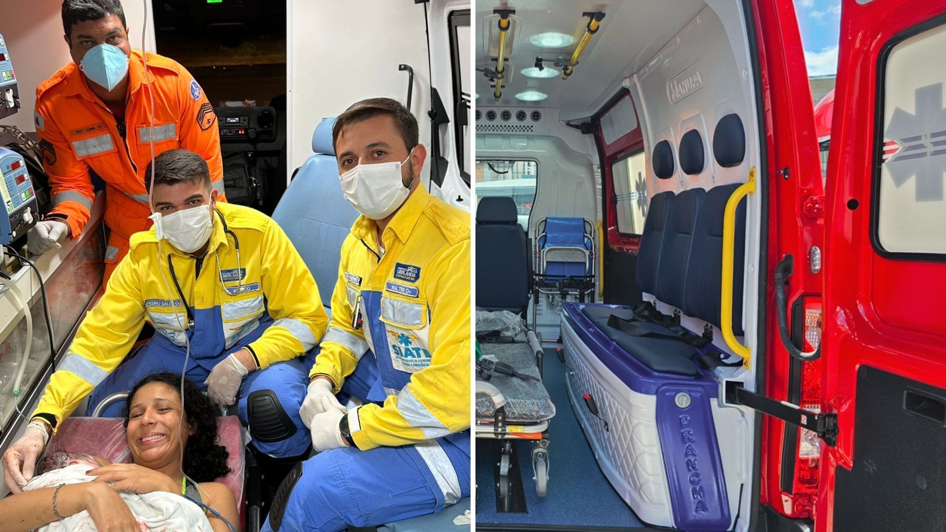 Bebê nasce em ambulância dos bombeiros em Minas Gerais