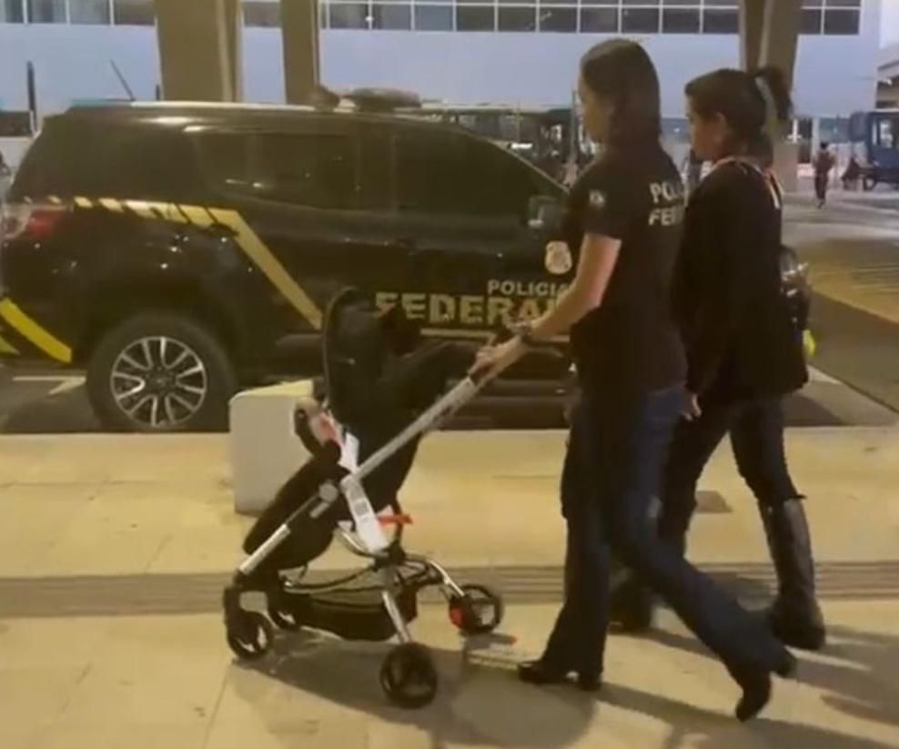 Polícia Federal repatria bebê de 1 ano e 4 meses vítima de tráfico humano