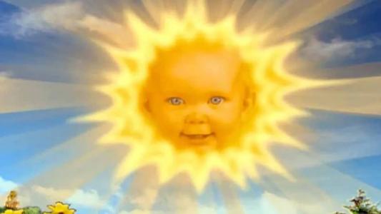 Bebê-sol de 'Teletubbies' foi feito com imagem de Jessica Smith
