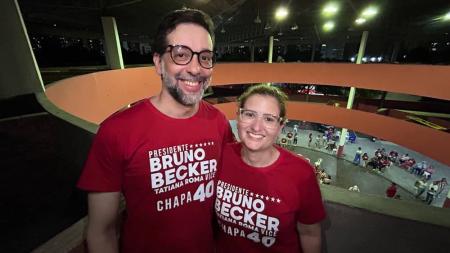 Becker e Tatiana foram eleitos para comandar o Náutico