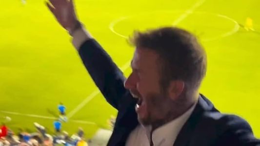 Beckham comemora gol de Messi no Inter Miami