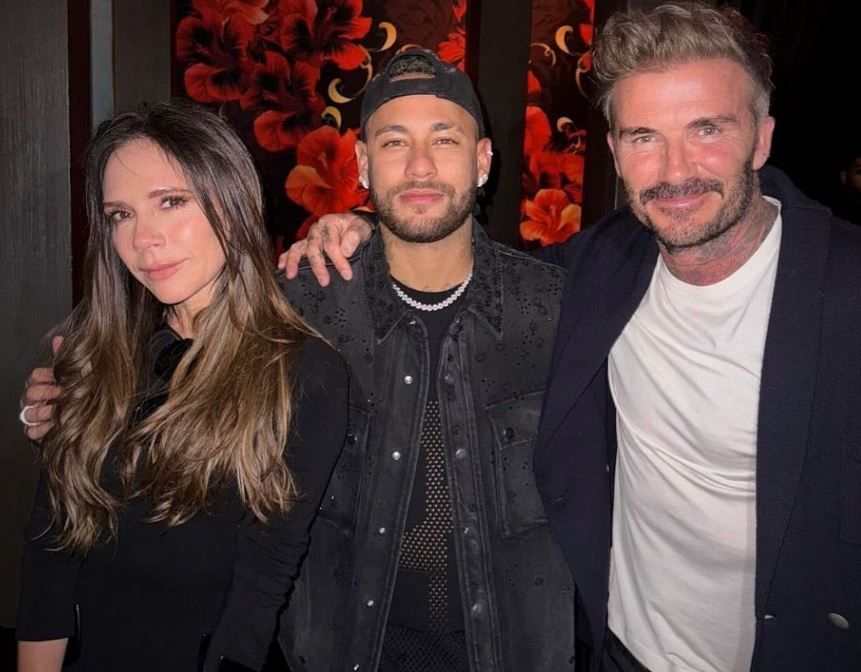 Beckham posta foto com Neymar, e web especula 'reencontro' nos Estados Unidos