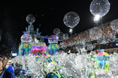Vista do desfile da Beija-Flor