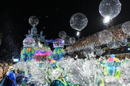 Vista do desfile da Beija-Flor