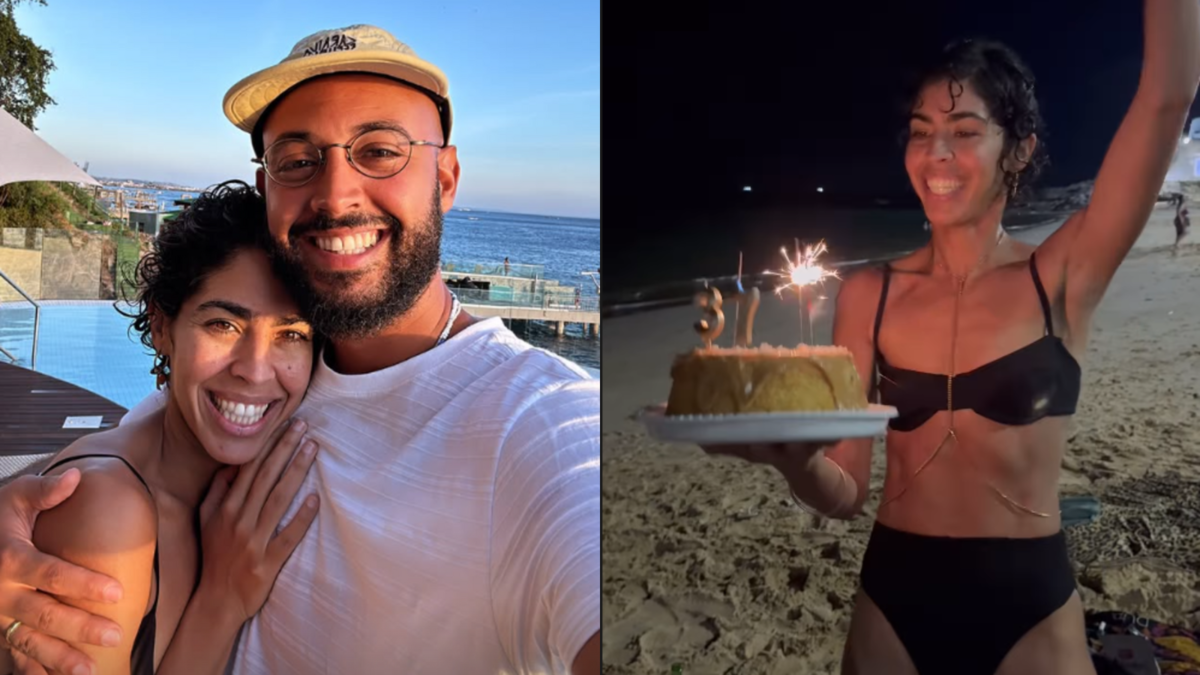 Bela Gil ganha festa de aniversário em praia e curte ao lado do irmão José Gil