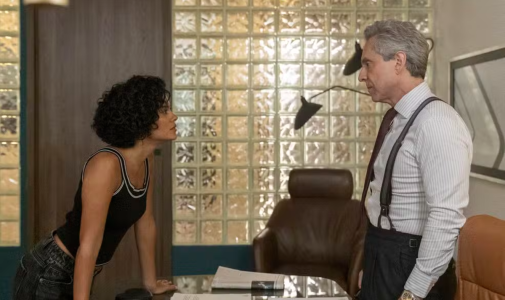 Bella Campos (Maria de Fátima) e Marco Aurélio (Alexandre Nero)