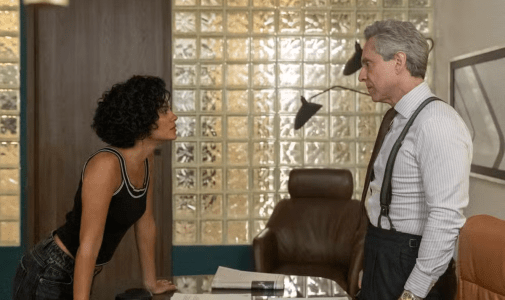 Bella Campos (Maria de Fátima) e Marco Aurélio (Alexandre Nero)