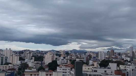 Belo Horizonte aparece na lista de tempestade do Inmet