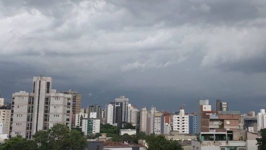 Belo Horizonte está na lista de chuva intensa divulgada pelo Inmet