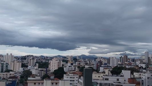 Belo Horizonte está na lista de chuva forte divulgada pelo Inmet
