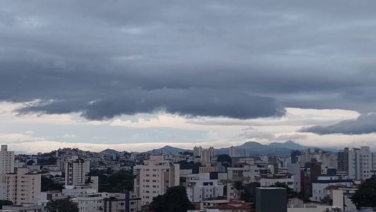 Belo Horizonte tem alerta de tempestade e granizo para as próximas horas