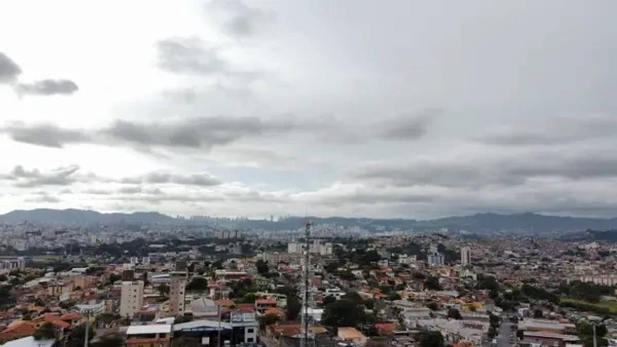 Previsão do tempo: domingo tem queda de temperatura e possibilidade de chuva em Minas Gerais