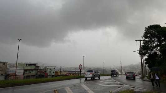 Belo Horizonte teve sábado chuvoso em todas as regiões