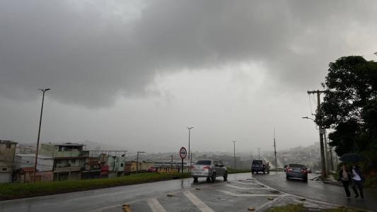 Belo Horizonte teve sábado chuvoso em todas as regiões