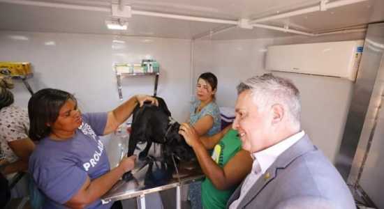"A gente quer levar esse atendimento para todos os animais da capital”, afirmou o prefeito Álvaro Damião