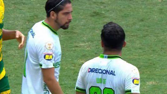 Benítez e Aloísio discutiram durante o jogo deste domingo