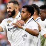 Real Madrid vence Almería com hat-trick de Benzema e gol de Rodrygo