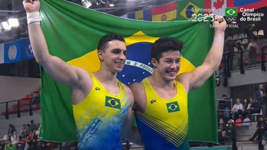 Bernardo Miranda e Arthur Nory foram os mais bem colocados na prova