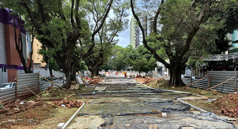 Obras na av. Bernardo Monteiro alteram trânsito na região hospitalar; veja desvios
