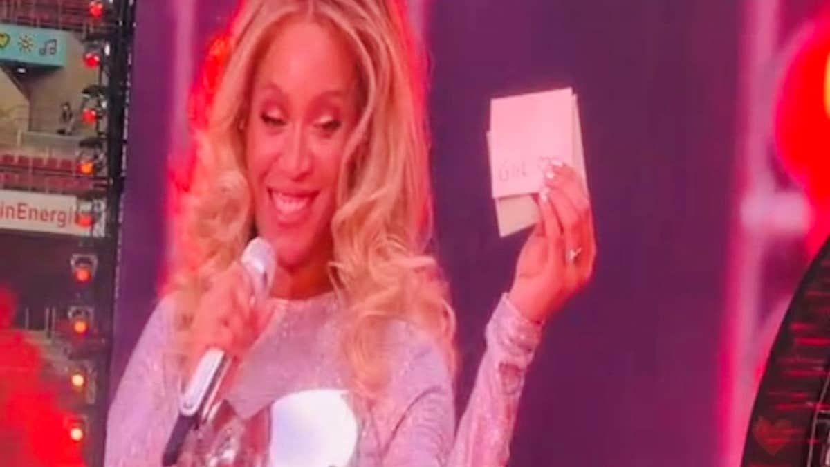 Beyoncé faz 'chá revelação' durante show da Renaissance Tour; assista vídeo