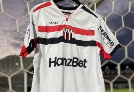 Camisa do Botafogo-SP na temporada 2025