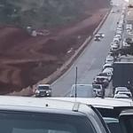 Vídeo: BR-040 tem interdição total sentido Distrito Federal; lentidão chega a 6 km