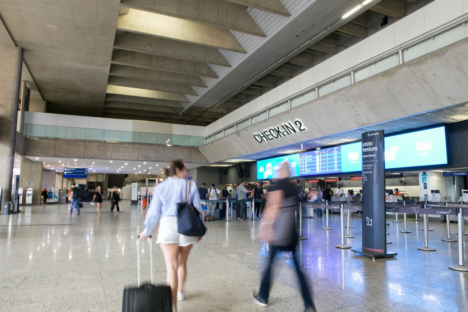 BH Airport lotado! Férias levam 1,1 milhão ao terminal