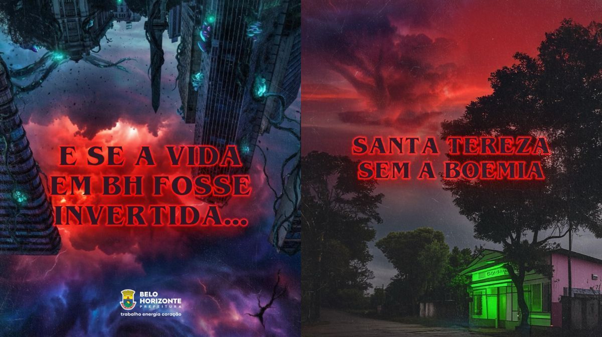Prefeitura entra no clima de 'Stranger Things' e diverte moradores com 'BH invertida'