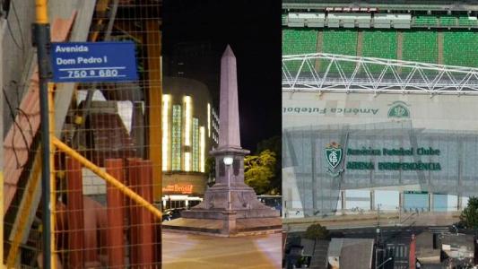 BH tem várias referências ao 7 de setembro espalhadas por suas ruas e avenidas