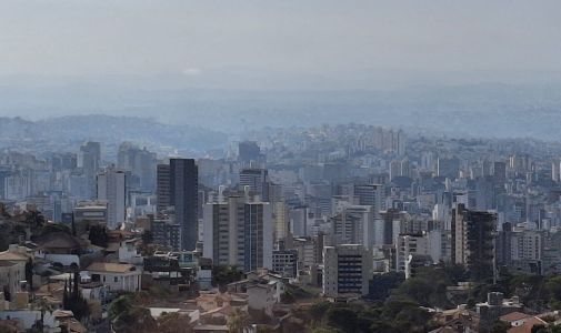 Foto mostra paisagem de Belo Horizonte