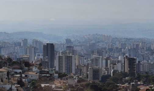 Foto mostra paisagem de Belo Horizonte