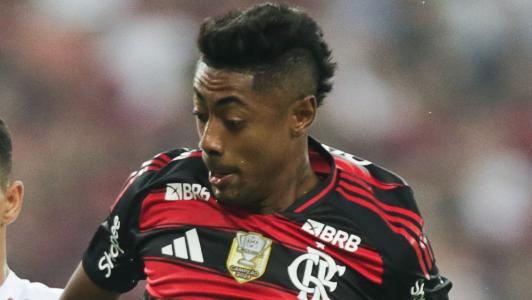 Bruno Henrique durante Flamengo 5 x 0 Fortaleza, pelo Brasileirão de 2025