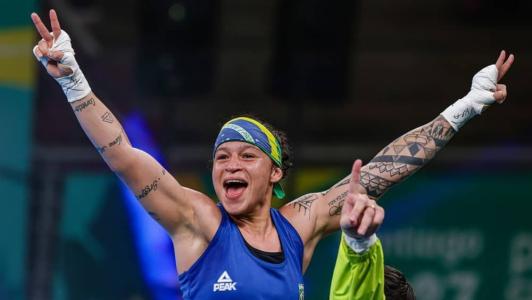 Bia Ferreira foi ouro na disputa feminina até 60kg